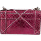Dior Metallic Python Mini Diorama Crossbody Bag