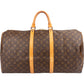 Louis Vuitton Monogram Canvas Keepall 55 Travel Bag