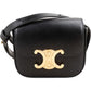 Celine Shiny Calfskin Mini Claude Triomphe Crossbody Bag