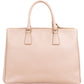 Prada Pink Saffiano Leather Galleria Tote Handbag