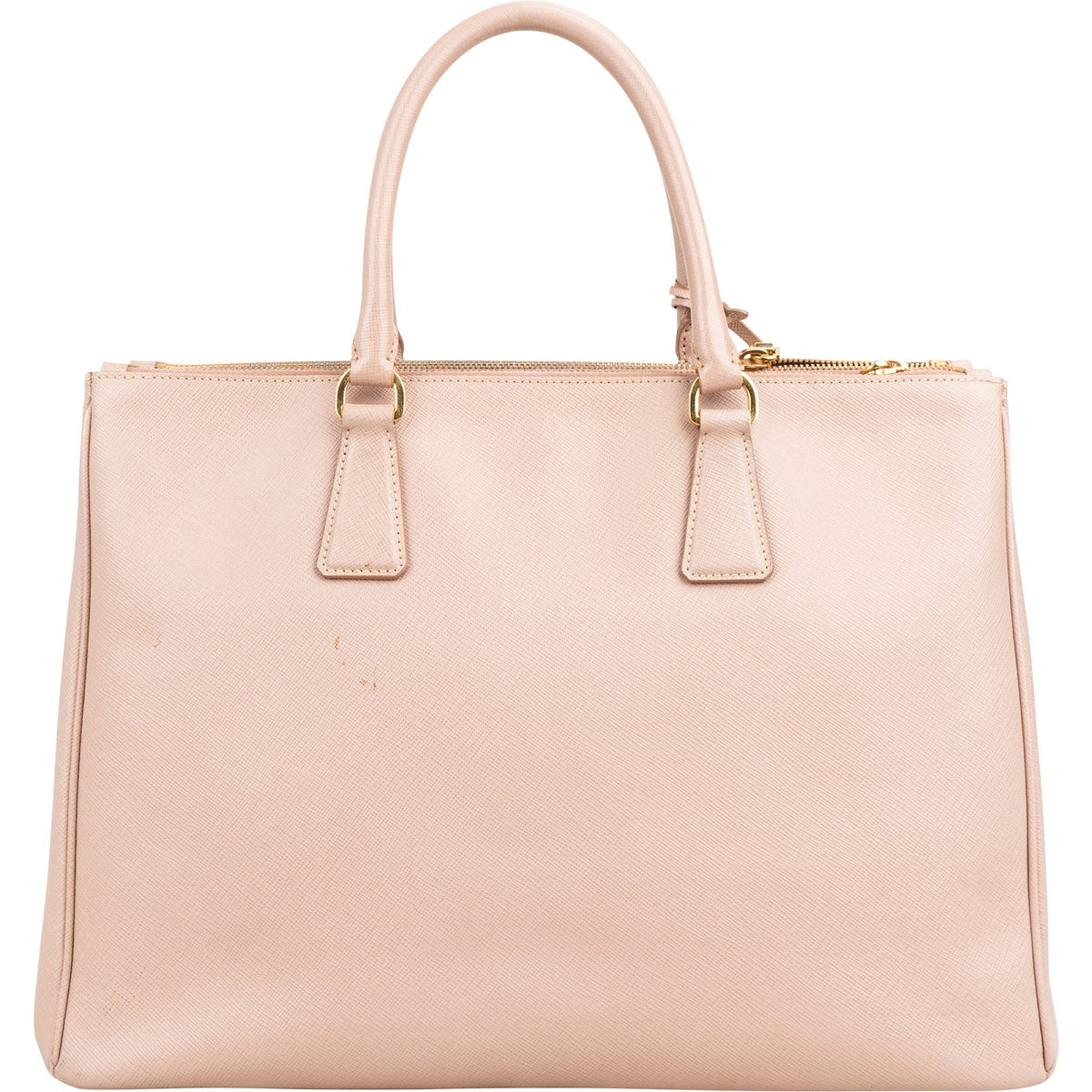 Prada Pink Saffiano Leather Galleria Tote Handbag