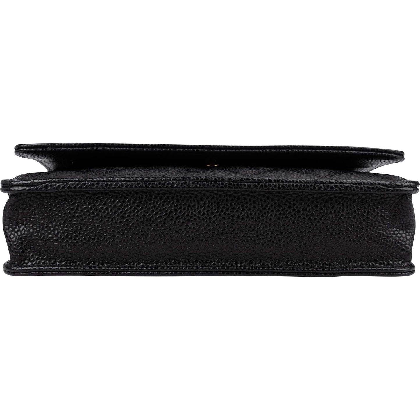 Chanel Quilted Caviar Leather CC Wallet On Chain Crossbody Bag