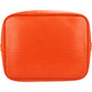 Louis Vuitton Orange Epi Leather NM Sac Noe Petit Shoulder Bag