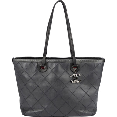 Chanel Caviar Leather On The Road Tote Shoulder Bag