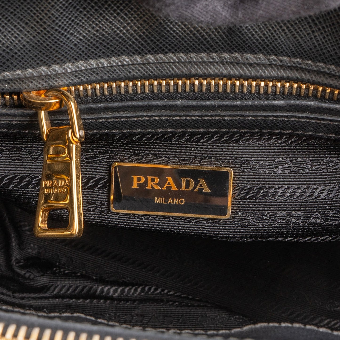 Prada Saffiano Leather Small Galleria Handbag