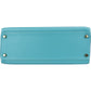 Hermès Taurillon Clemence Leather Gold Kelly 32 Handbag Blue Saint-Cyr