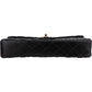 Chanel Quilted Lambskin East West Single Flap Shoulder Bag
