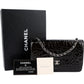 Chanel Patent Embossed Leather Camellia Wallet On Chain Crossbody Bag