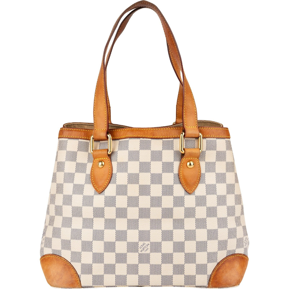 Louis Vuitton Hampstead PM aus Damier Azur Canvas – Ansicht 4