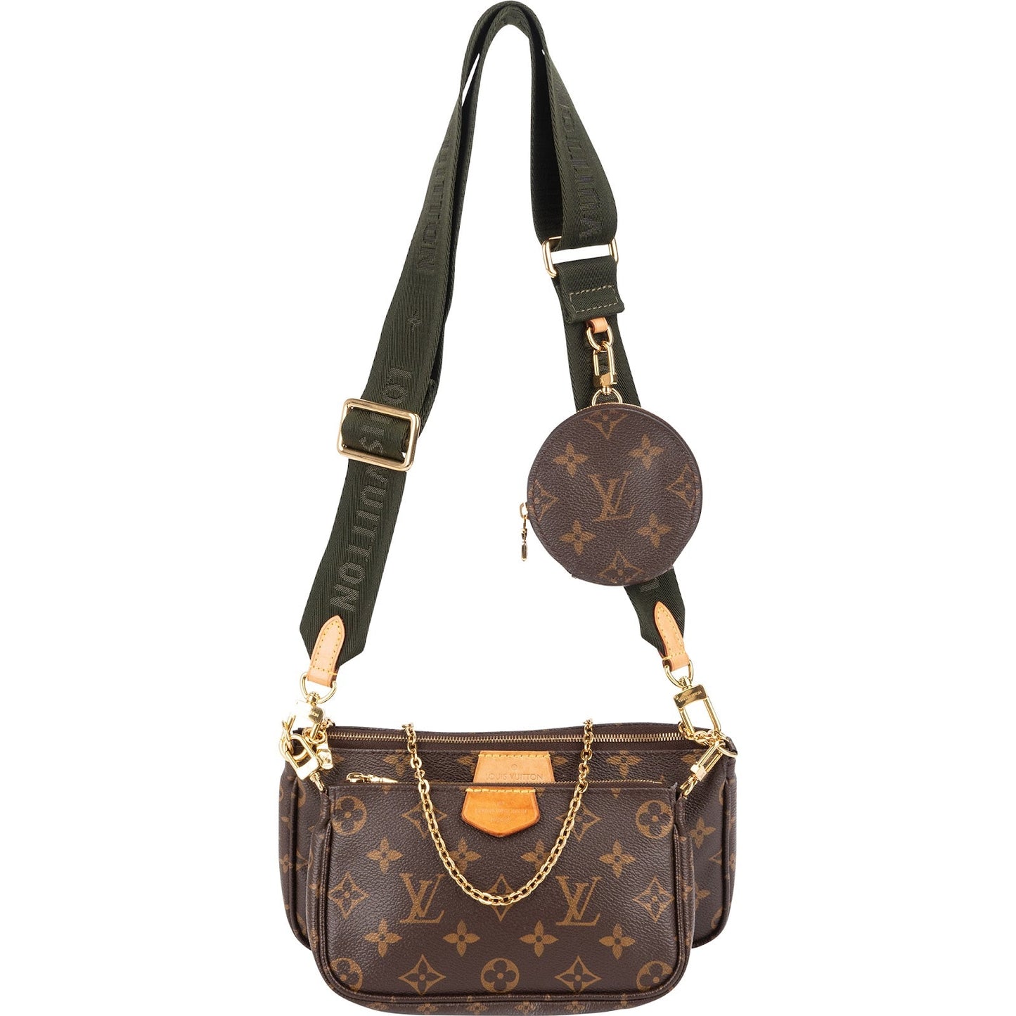 Louis Vuitton Canvas Monogram Multi Pochette Accessoires Crossbody Bag