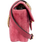 Gucci Matelassé Velvet GG Marmont Small Crossbody Bag