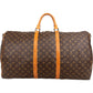 Louis Vuitton Monogram Canvas Keepall 60 Bandoulière Travel Bag