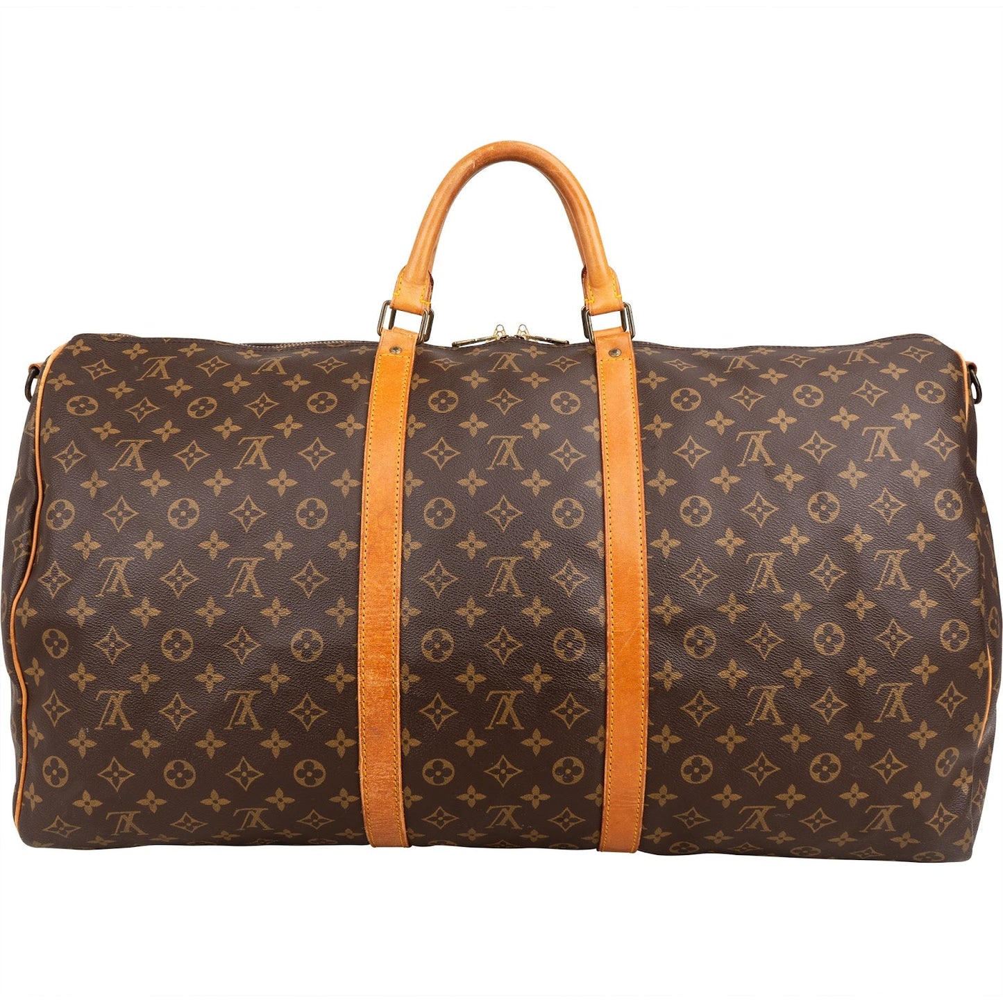 Louis Vuitton Monogram Canvas Keepall 60 Bandoulière Travel Bag