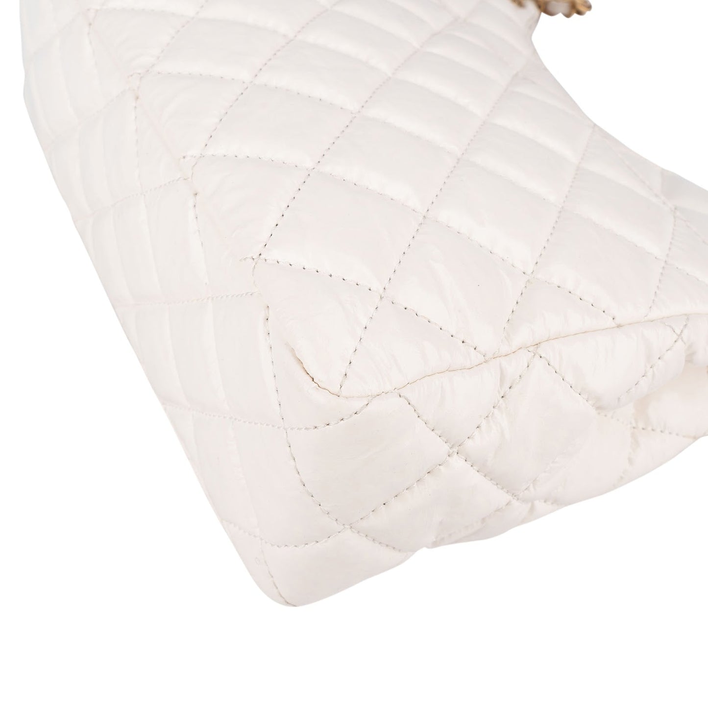 Chanel Quilted Leather Small Wavy CC Crossbody Bag