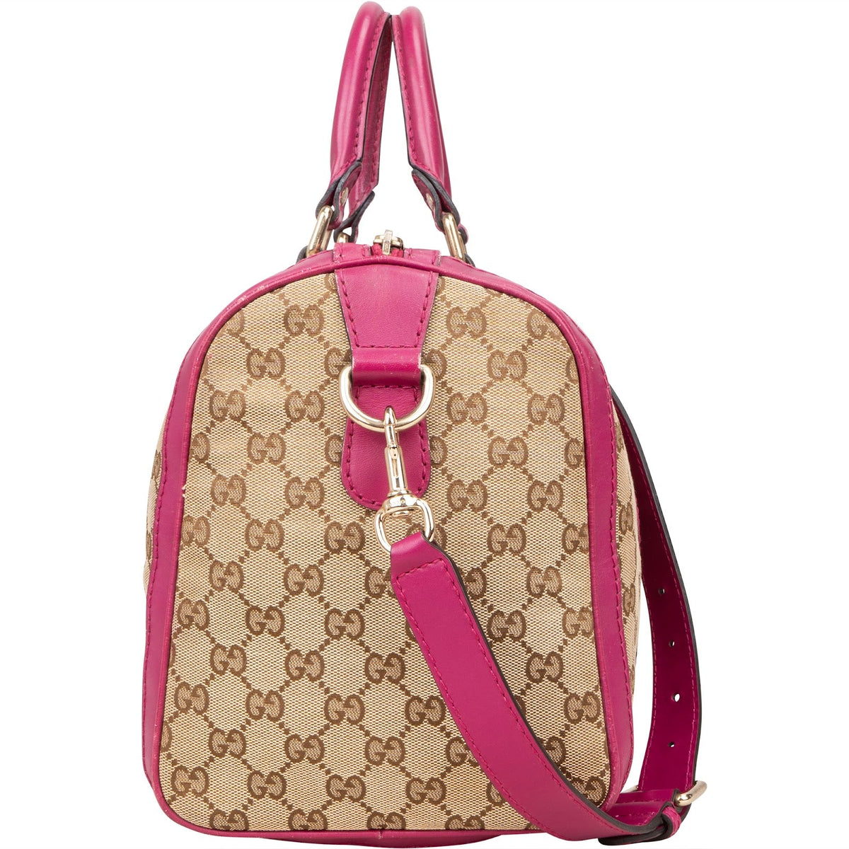 Gucci Monogram GG Boston Handbag
