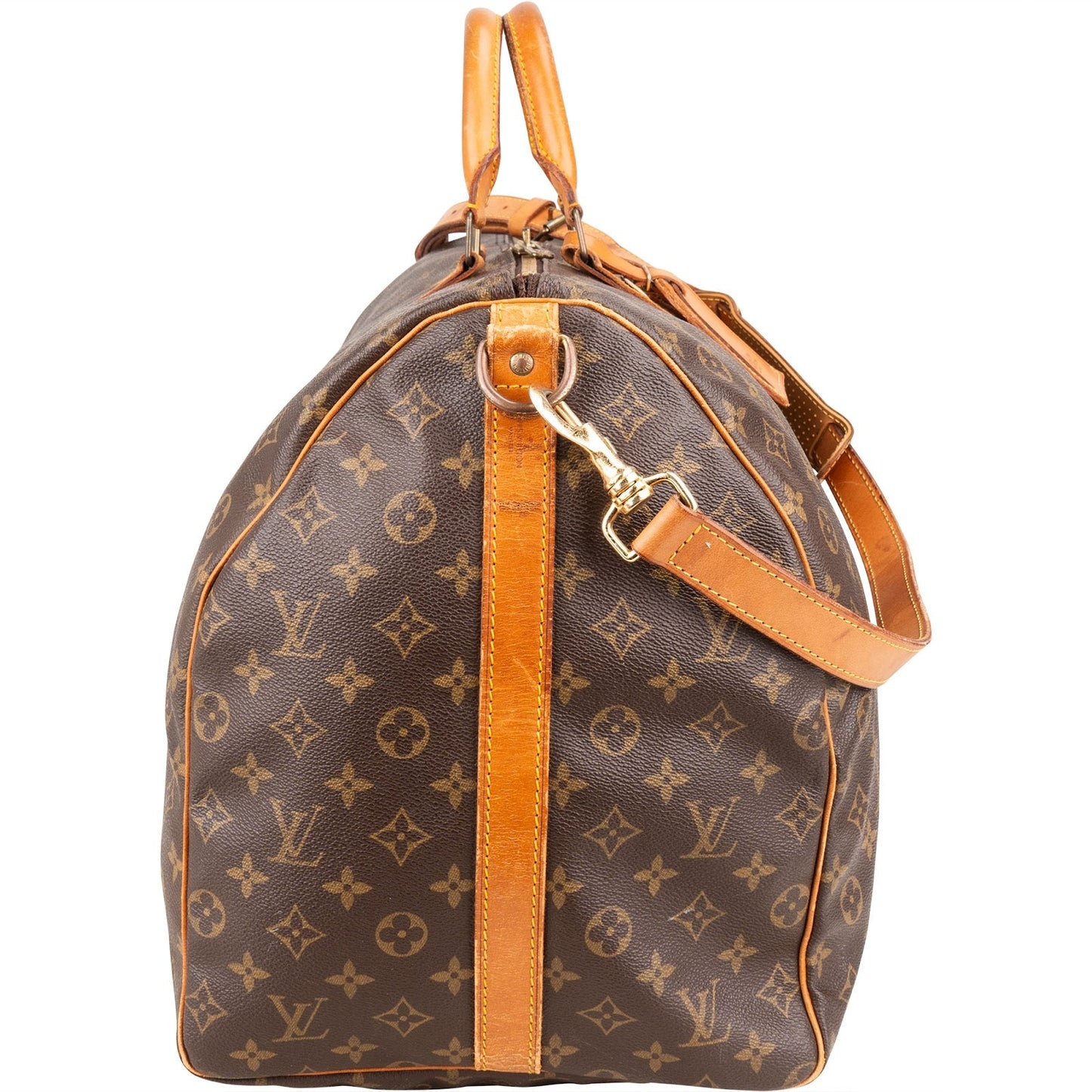 Louis Vuitton Monogram Canvas Keepall 60 Bandoulière Travel Bag