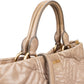 Miu Miu Quilted Geometric Leather Handbag