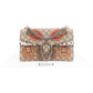 Gucci Limited Monogram GG Supreme  Embroidered Python Dionysus Shoulder Bag