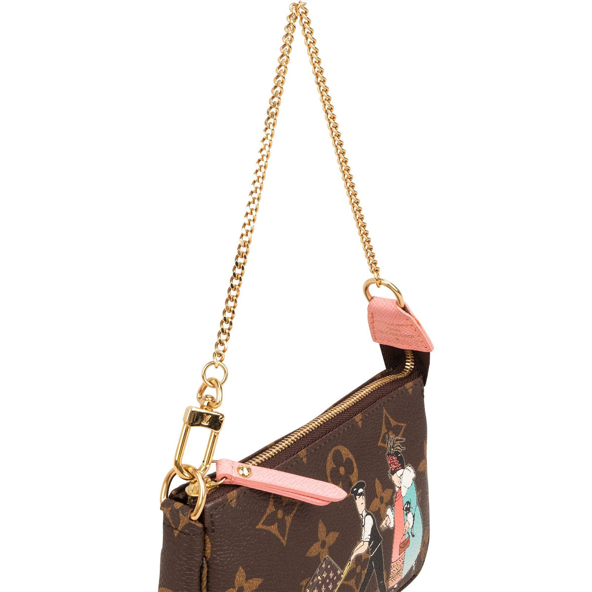 Louis Vuitton Monogram Illustre Mini Pochette Accessoires Handbag