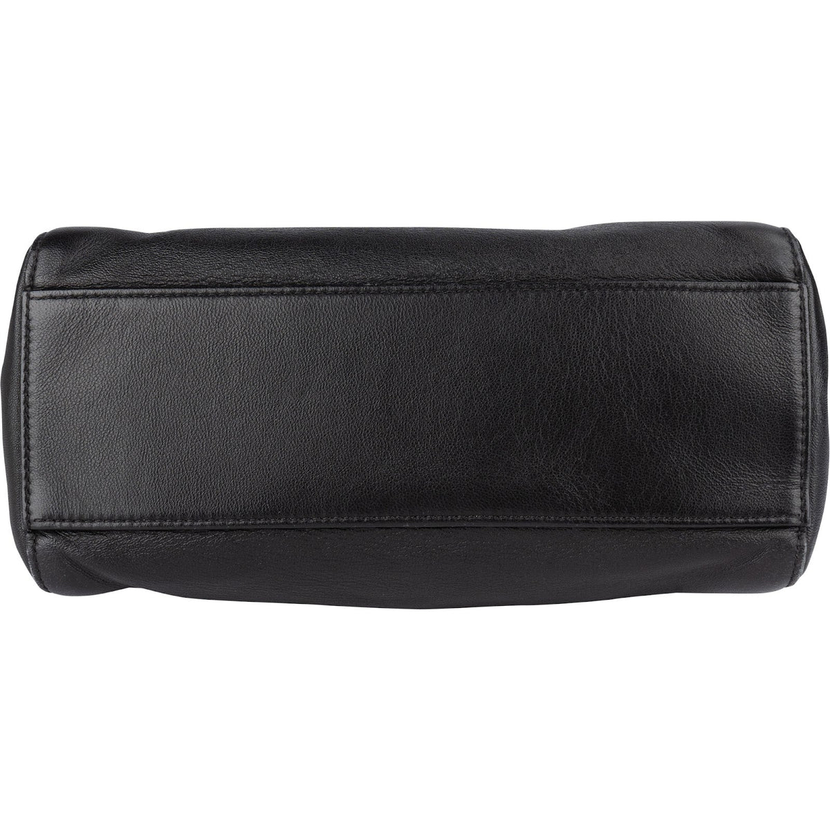 Fendi Black Leather Mini Peekaboo Handbag