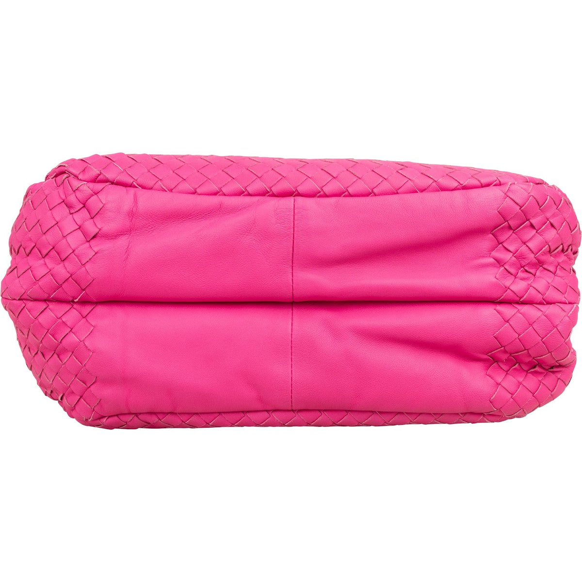 Bottega Veneta Pink Intrecciato Leather Campana Hobo Shoulder Bag
