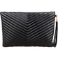 Yves Saint Laurent Quilted Leather Clutch