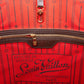 Louis Vuitton Monogram Damier Ebene Canvas Neverfull MM Shoulder Bag