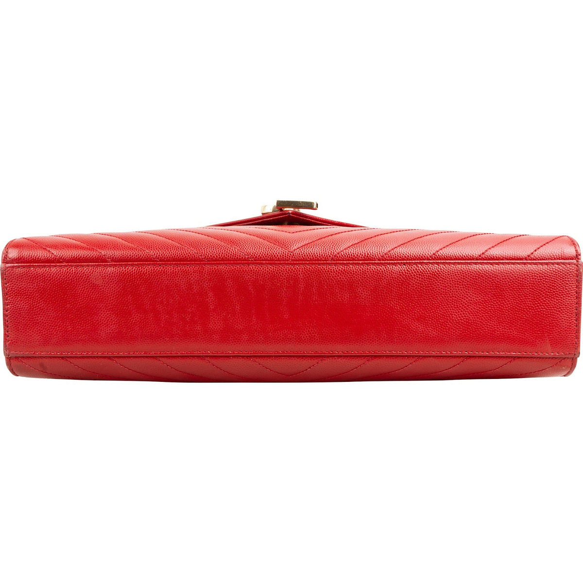 Yves Saint Laurent Grain De Poudre Leather Envelope Crossbody Bag