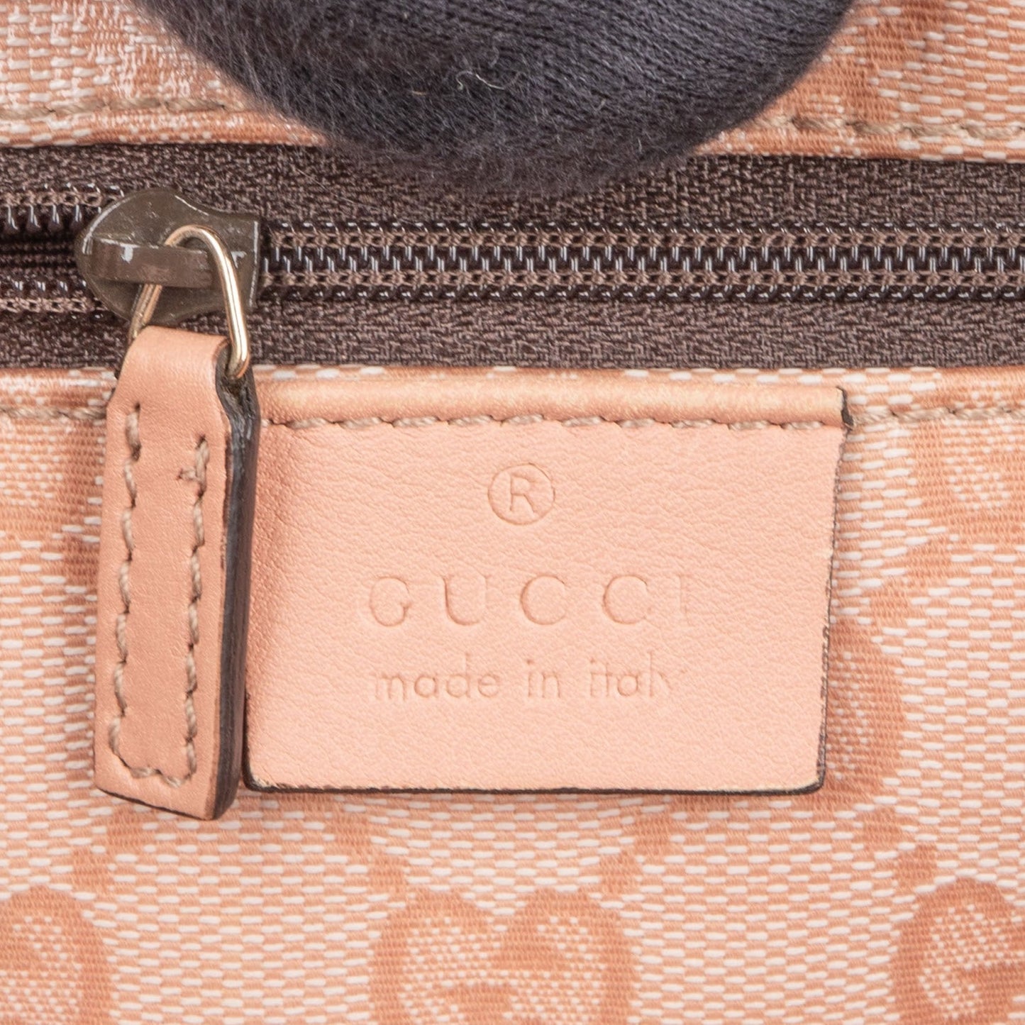 Gucci Monogram GG Canvas Abbey Hobo Shoulder Bag