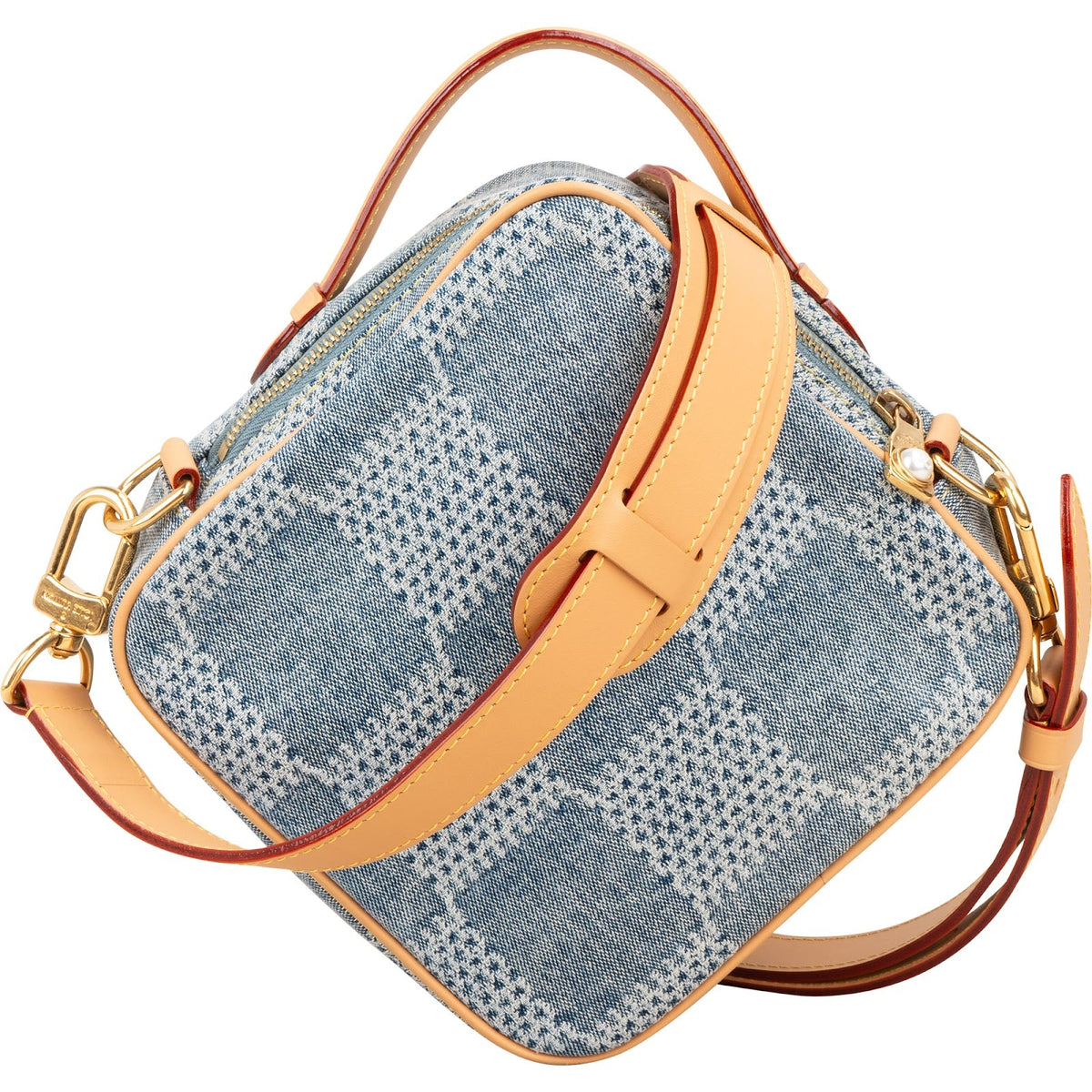 Louis Vuitton Messenger Chess aus Monogram Denim Jacquard – Ansicht 5
