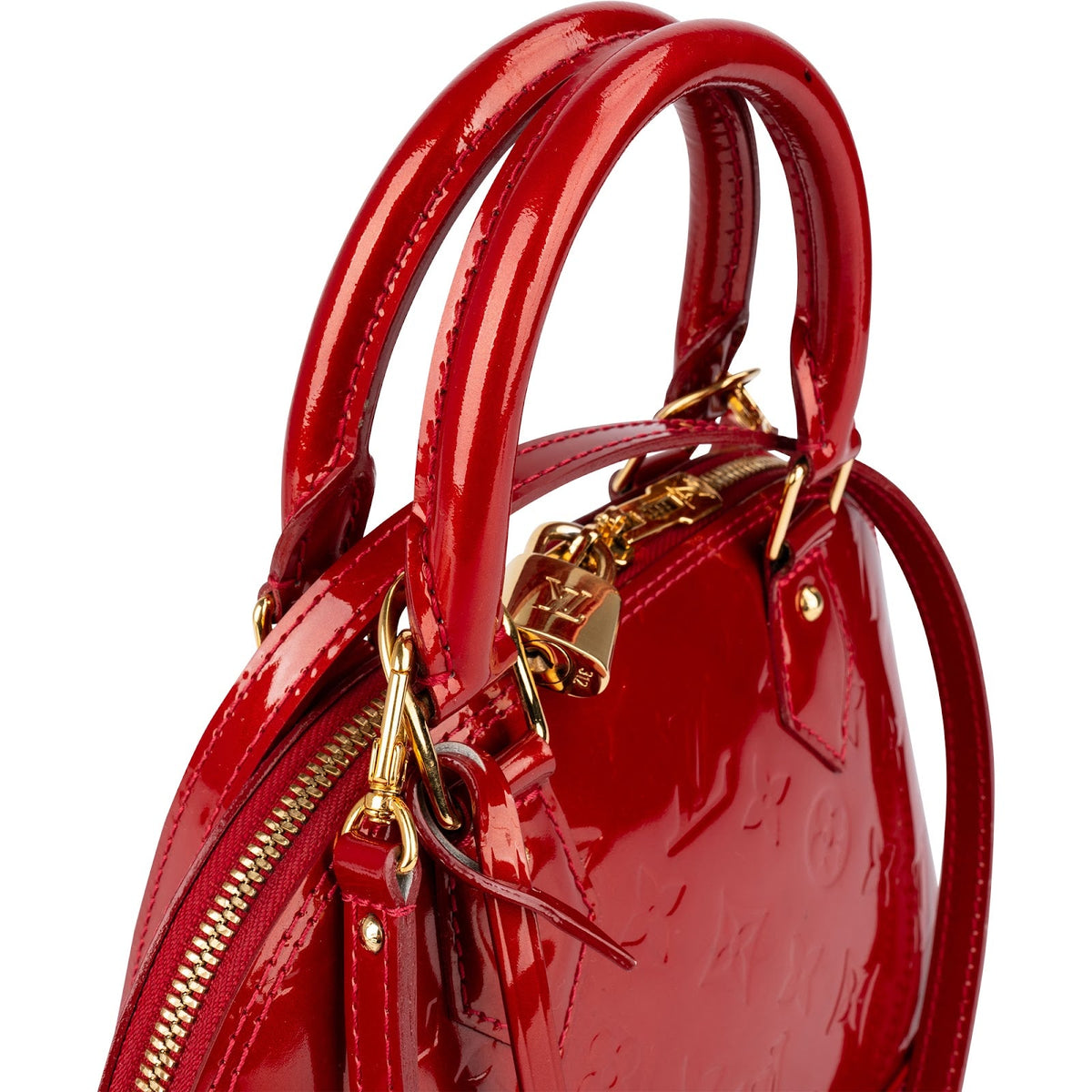 Louis Vuitton Monogram Vernis Leather Alma BB Handbag