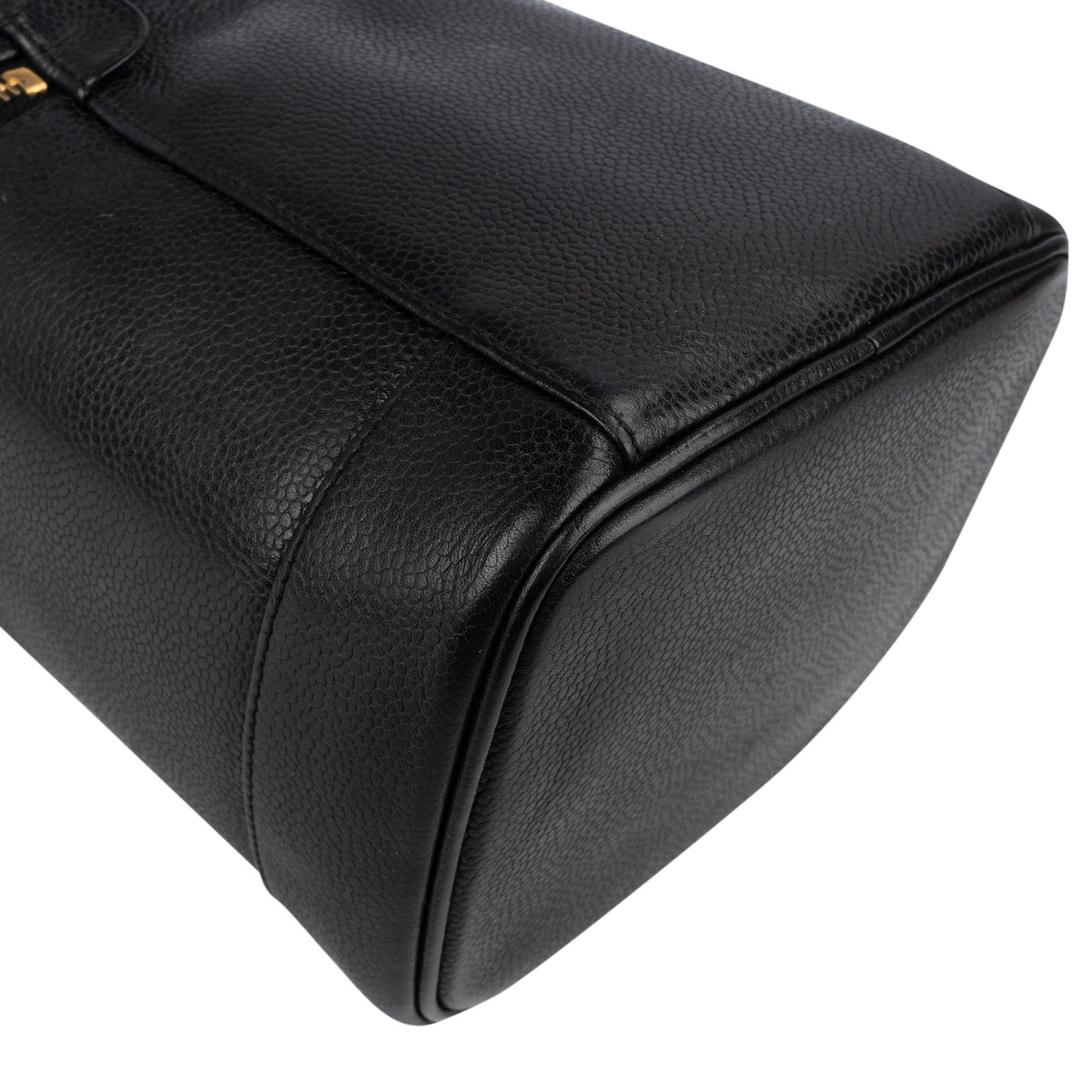 Chanel Caviar Leather CC Vanity Case Handbag