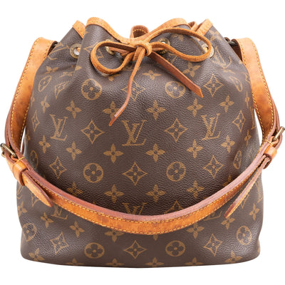 Louis Vuitton Monogram Canvas Sac Noé Petit Shoulder Bag