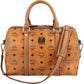 MCM Monogram Visetos Boston Handbag
