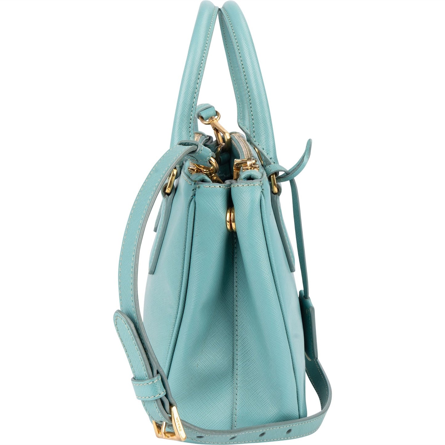 Prada Saffiano Leather Small Galleria Bag Handbag