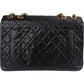 Chanel Quilted Lambskin 24K Gold Maxi Single Flap Crossbody Bag