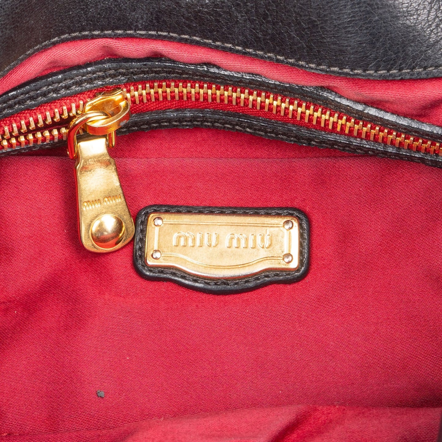 Miu Miu Matelassé Nappa Leather Handbag