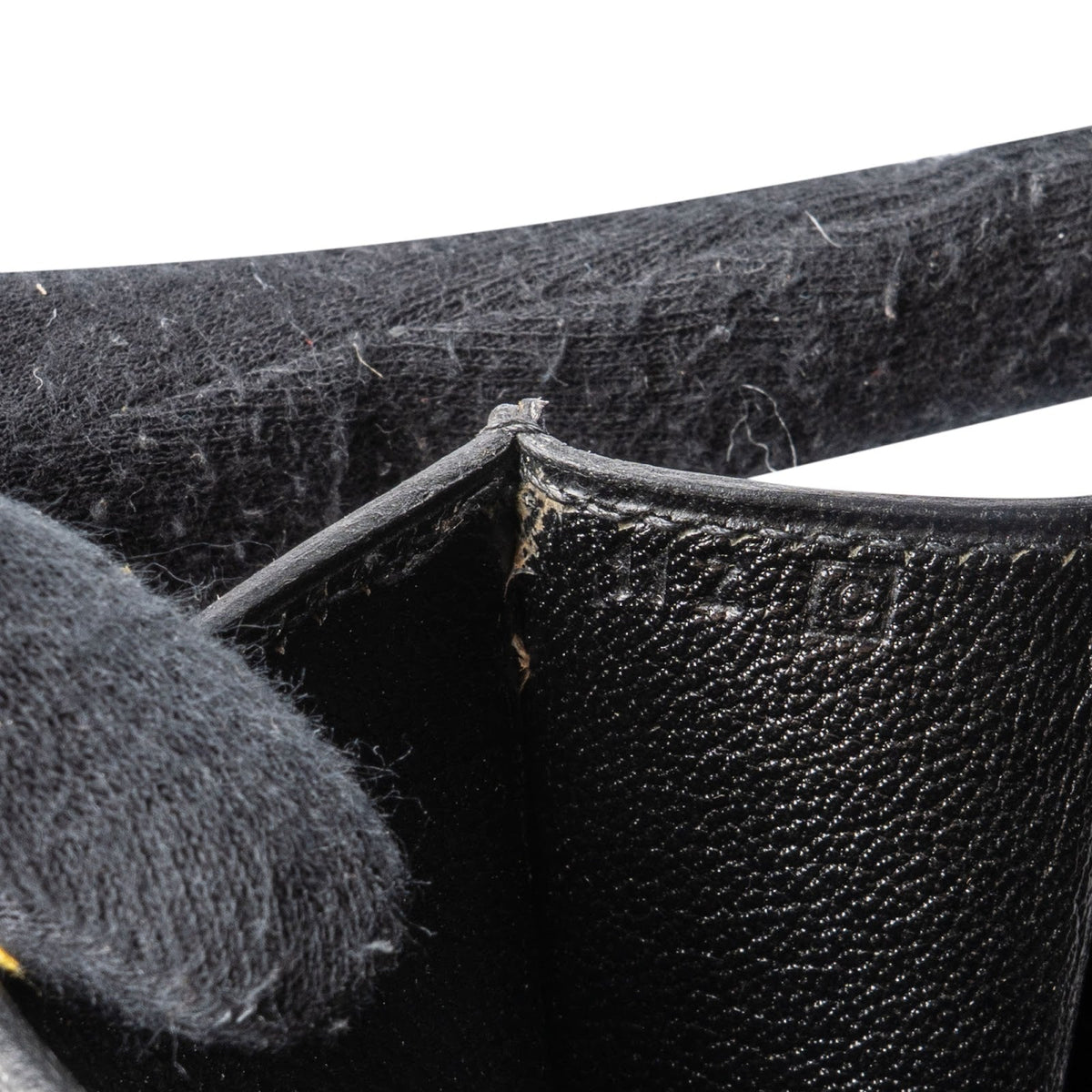 Hermès Noir Box Calfskin Rio Piano Clutch