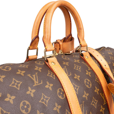 Louis Vuitton Monogram Canvas Keepall 45 Bandoulière Travel Bag
