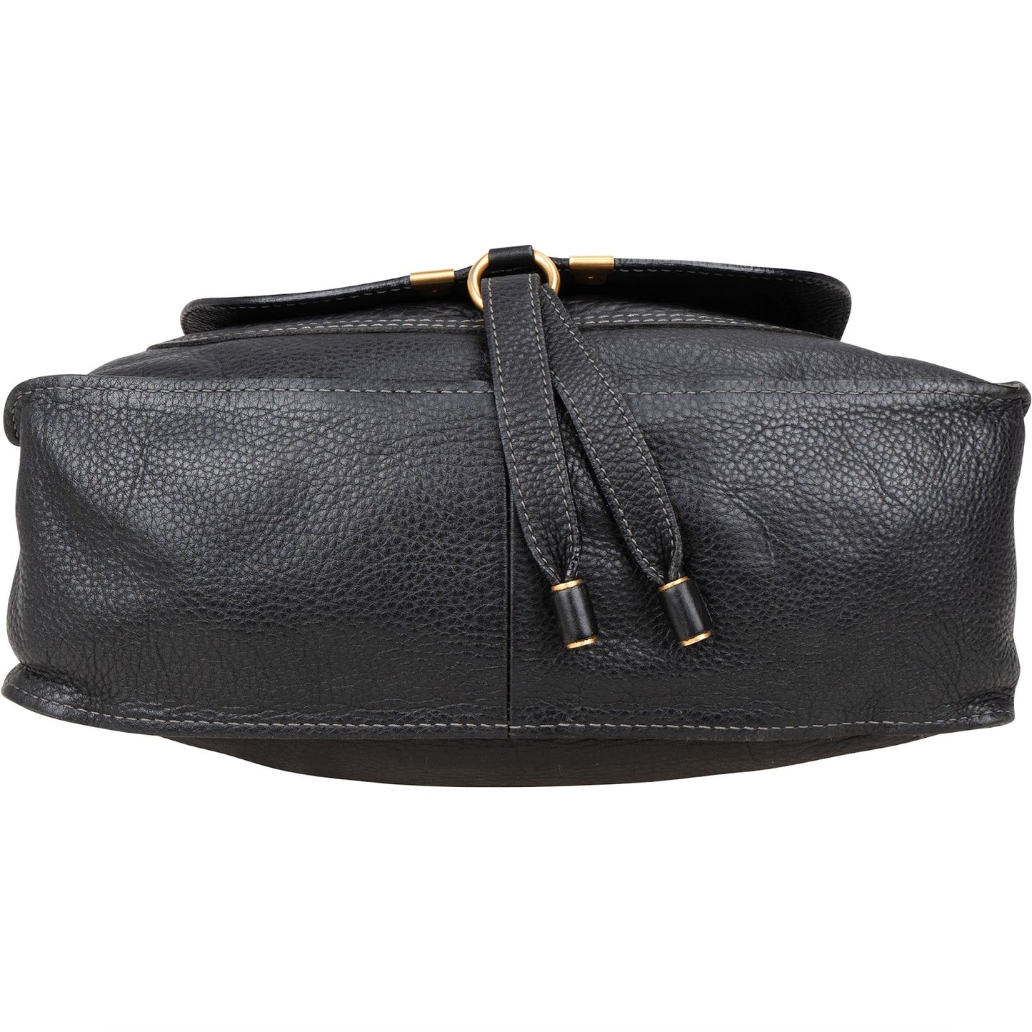 Chloé Grained Calfskin Leather Medium Marcie Satchel Handbag