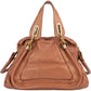 Chloé Pebbled Leather Paraty Shoulder Handbag