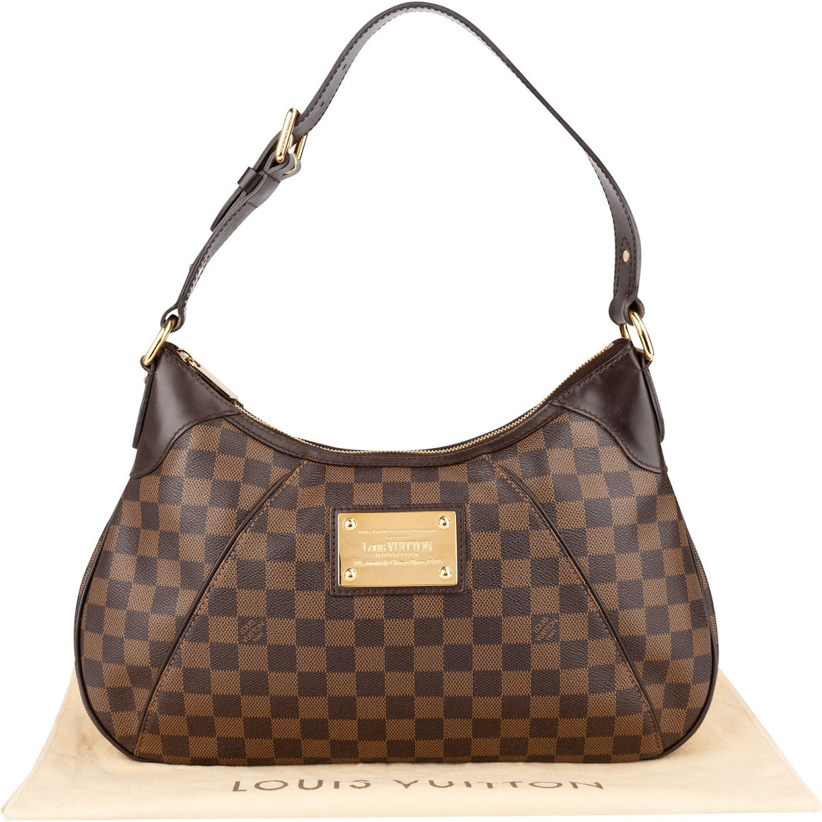 Louis Vuitton Monogram Damier Ebene Canvas Thames GM Shoulder Bag