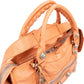 Balenciaga Orange Leather City Handbag