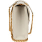 Saint Laurent Quilted Grain de Poudre Leather Small Envelope Crossbody Bag