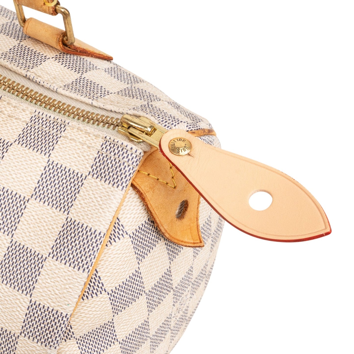 Louis Vuitton Monogram Damier Azur Speedy 25 Handbag