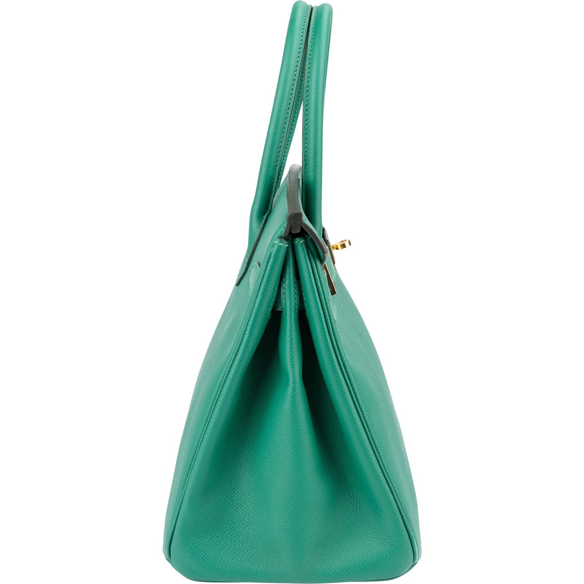 Hermès Vert Vertigo Epsom Leather Gold Birkin 30 Handbag