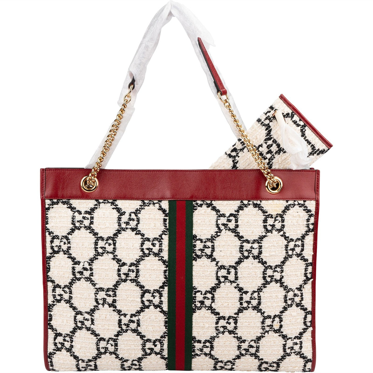 Gucci Rajah Tote aus GG Tweed – Ansicht 5