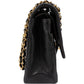 Chanel Quilted Lambskin 24K Gold Medium Double Flap Shoulder Bag