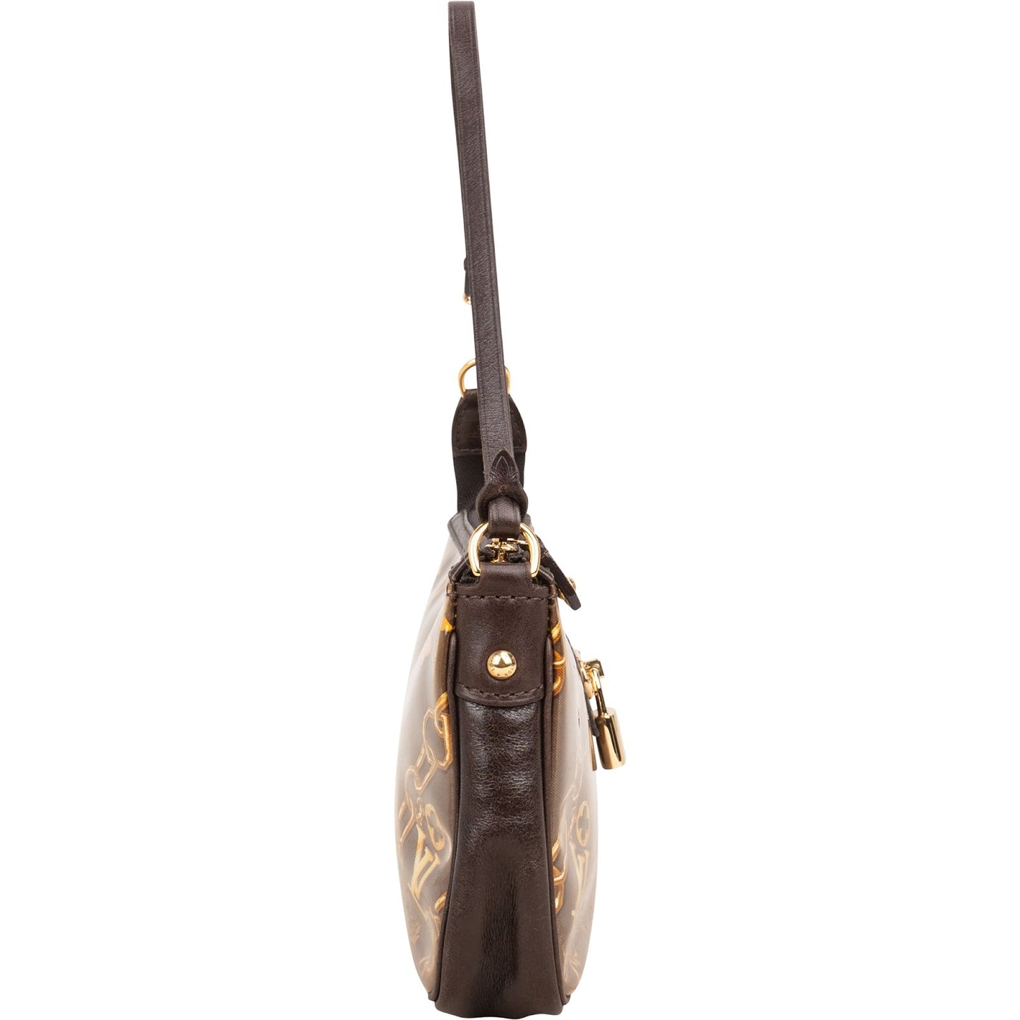 Louis Vuitton Limited Edition Charms Monogram Pochette Accessoires Handbag