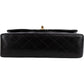 Chanel Quilted Lambskin 24K Gold Medium Double Flap Shoulder Bag
